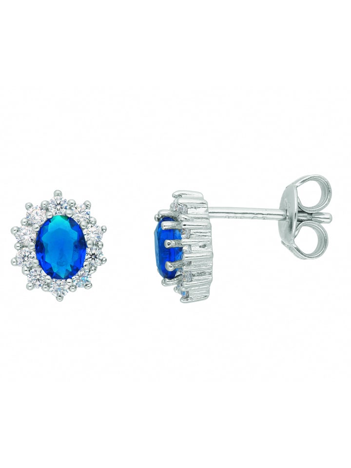 Adeliás Женские серьги-гвоздики из серебра 925 пробы с кубическим цирконием синего цвета
Adeliás Женские серьги-гвоздики из серебра 925 пробы с кубическим цирконием синего цвета