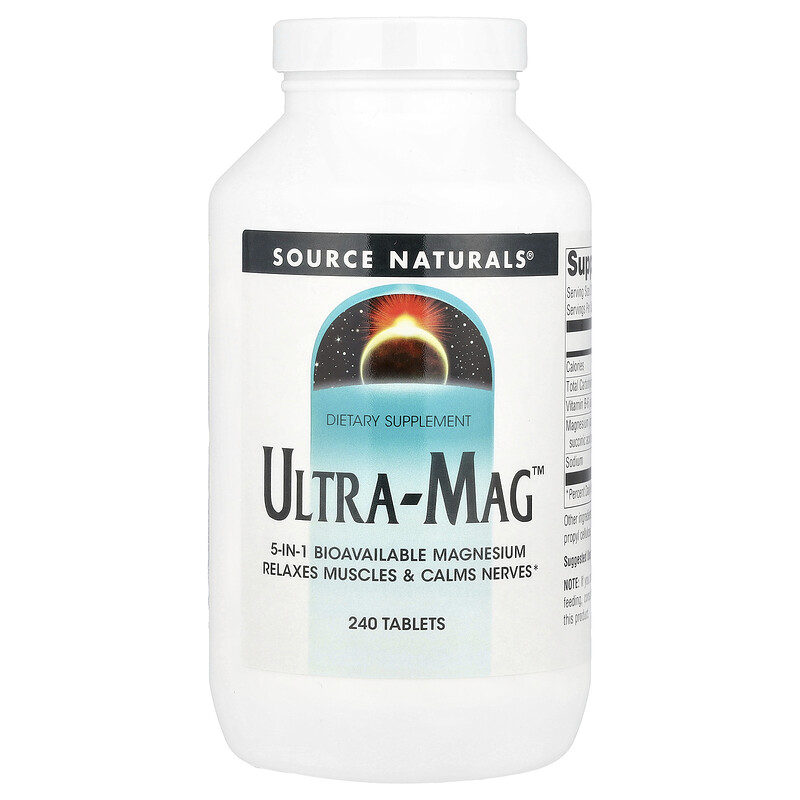 Source Naturals, Ultra-MAG , 240 таблеток
Source Naturals, Ultra-MAG , 240 таблеток