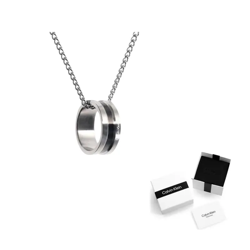 Титановое стальное кольцо-ожерелье двойного использования унисекс Calvin Klein
Титановое стальное кольцо-ожерелье двойного использования унисекс Calvin Klein