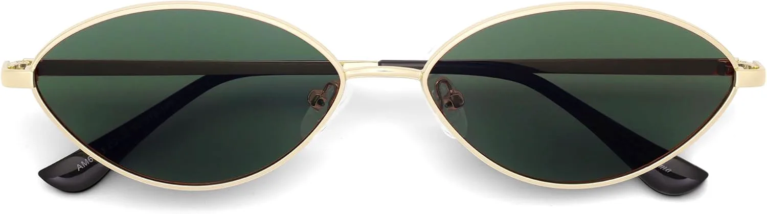 Ретро овальные солнцезащитные очки для женщин, дизайнерские, модель 2025, стильные поляризованные, металлические, в стиле 90-х, AM6653 AMOMOMA, Gold/Green
Ретро овальные солнцезащитные очки для женщин, дизайнерские, модель 2025, стильные поляризованные, металлические, в стиле 90-х, AM6653 AMOMOMA, Gold/Green