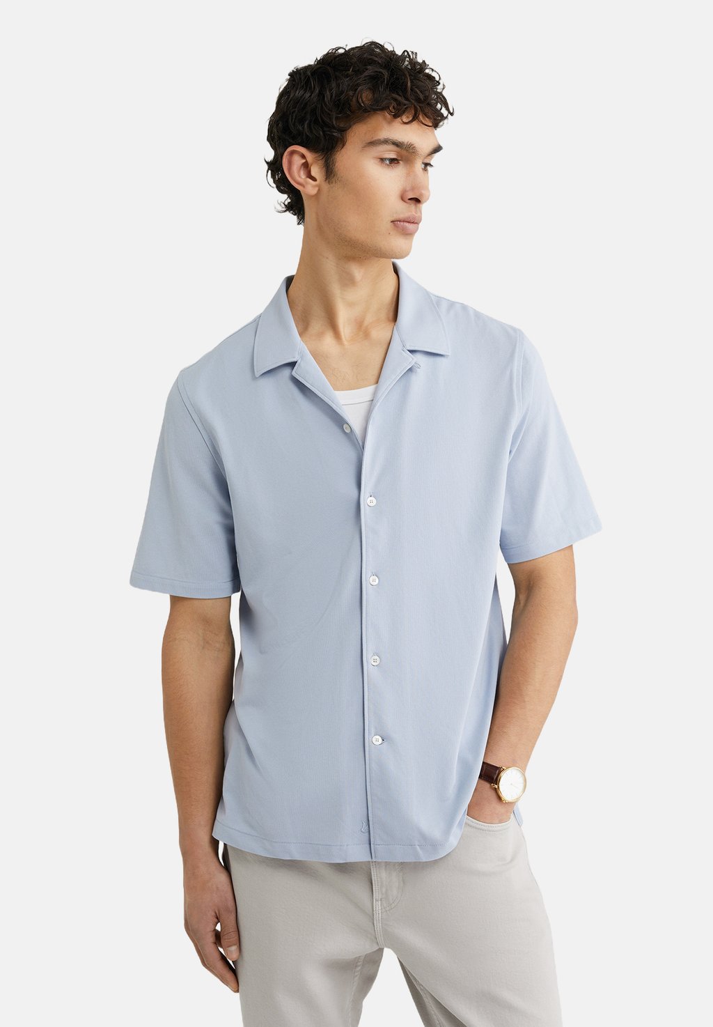 Рубашка THE KNITTED WE Fashion, светло-голубой
Рубашка THE KNITTED WE Fashion, светло-голубой