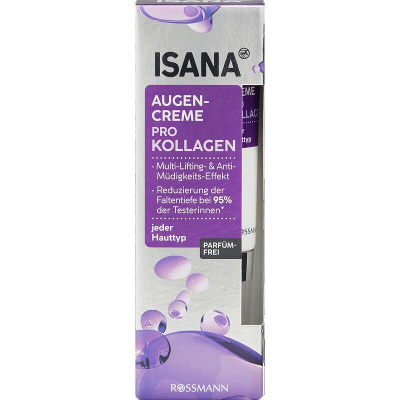 Крем для глаз с проколлагеном ISANA, 15 ml 
Крем для глаз с проколлагеном ISANA, 15 ml