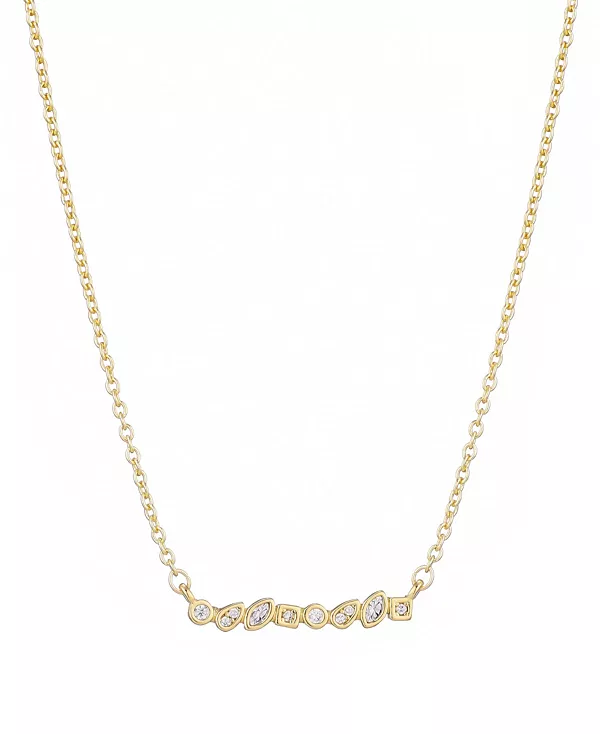 Изящное ожерелье из золотых кристаллов смешанной формы Adornia, gold
Изящное ожерелье из золотых кристаллов смешанной формы Adornia, gold