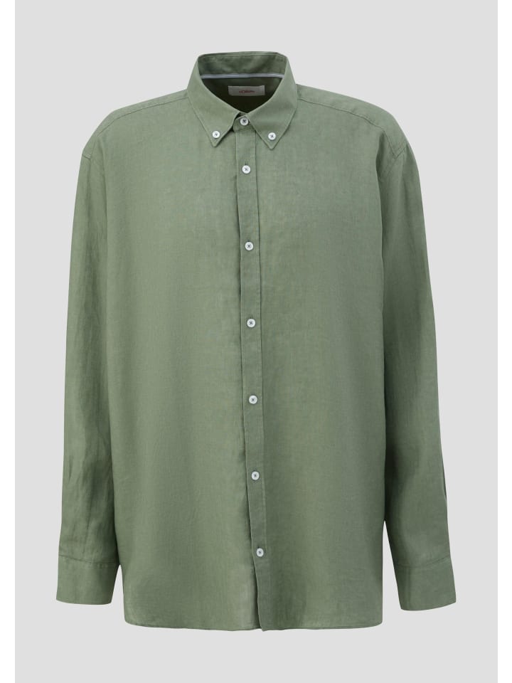 s.Oliver Рубашка цвета 7814_оливково-зеленый
s.Oliver Рубашка цвета 7814_оливково-зеленый