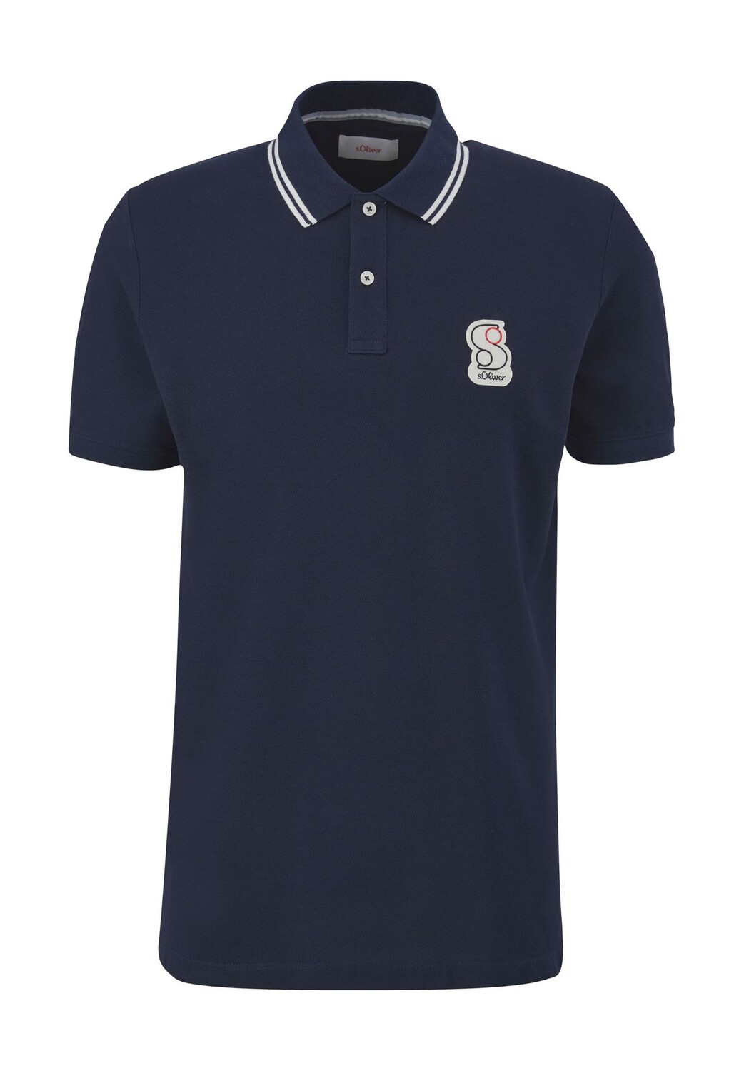 Мужская хлопковая рубашка-поло с короткими рукавами s.Oliver, синий
Мужская хлопковая рубашка-поло с короткими рукавами s.Oliver, синий
