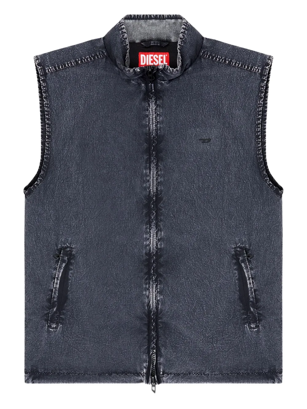 Жилет J-Erb с эффектом денима DIESEL, черный
Жилет J-Erb с эффектом денима DIESEL, черный