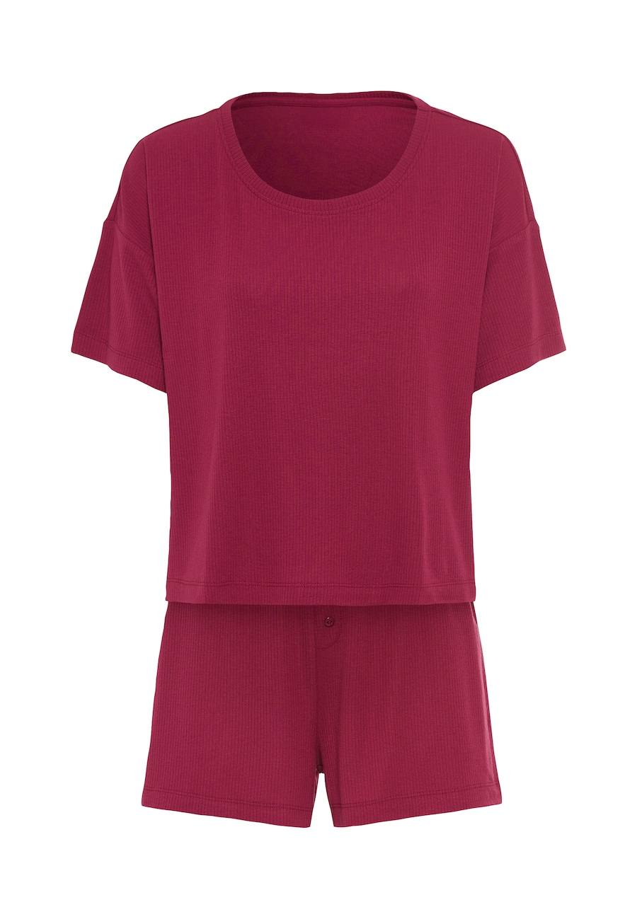 Короткий пижамный комплект LSCN by LASCANA, красный
Короткий пижамный комплект LSCN by LASCANA, красный