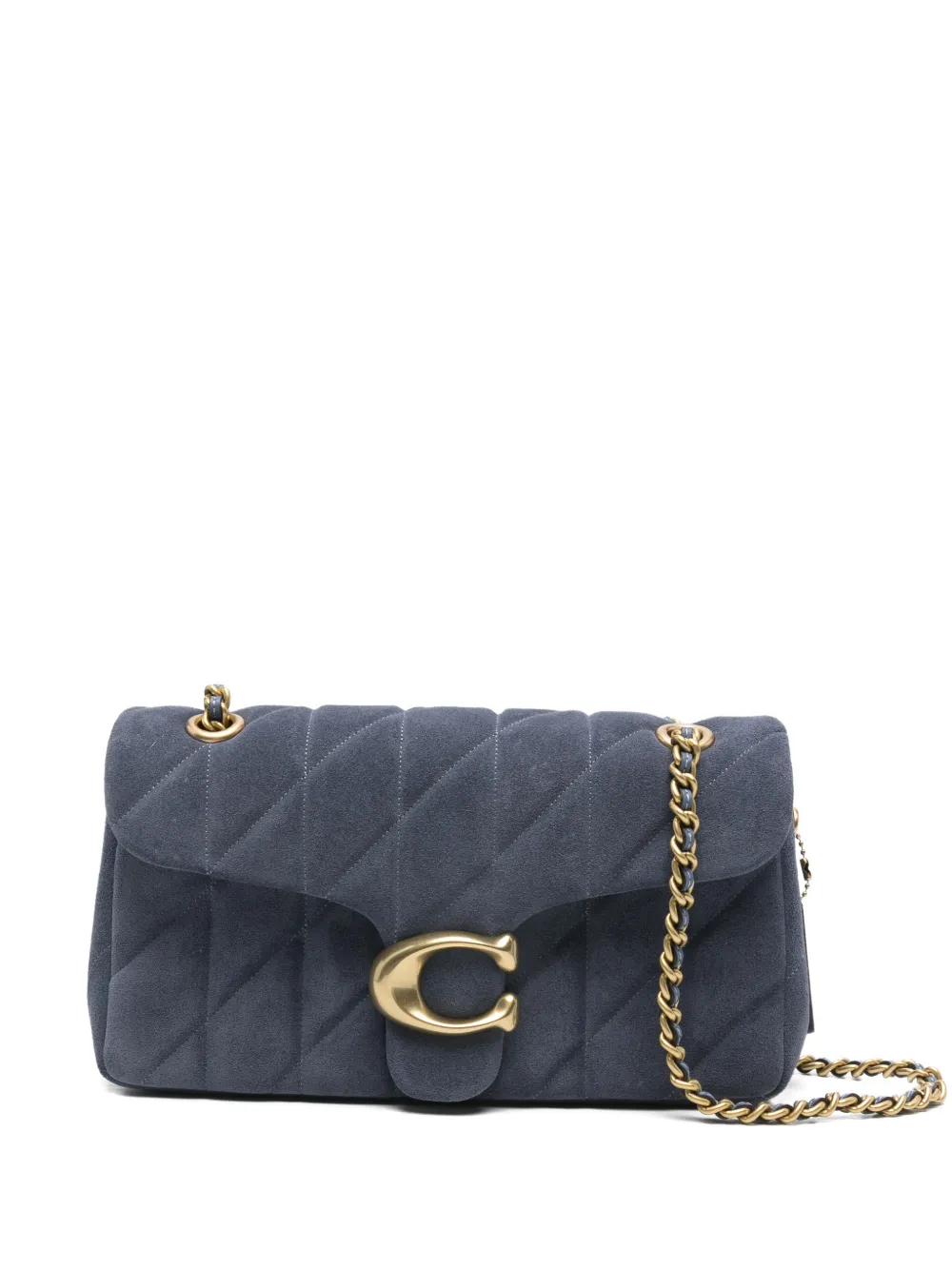 Стеганая сумка через плечо Coach, синий
Стеганая сумка через плечо Coach, синий