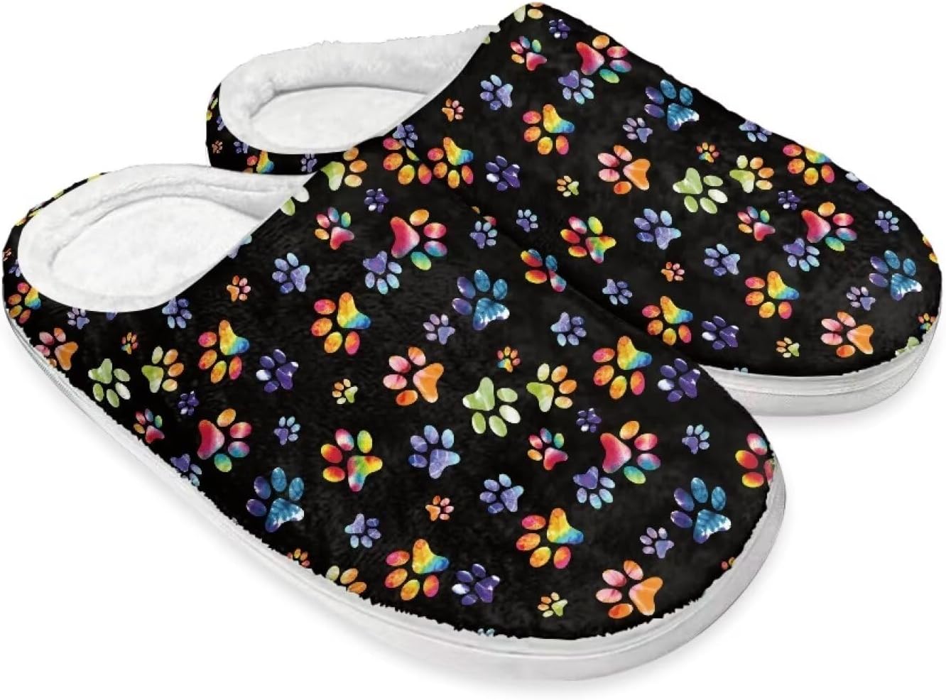 Тапочки STUOARTE для женщин и мужчин, мягкие теплые домашние тапочки, для дома и улицы, плюшевые, с противоскользящей подошвой, на удобной подошве, Dog Paw - Multicolor
Тапочки STUOARTE для женщин и мужчин, мягкие теплые домашние тапочки, для дома и улицы, плюшевые, с противоскользящей подошвой, на удобной подошве, Dog Paw - Multicolor