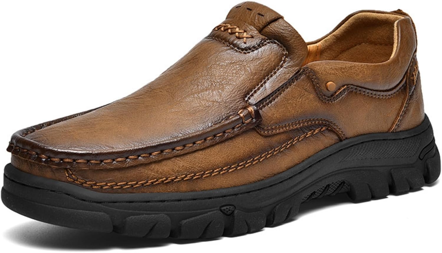 Мужские повседневные кожаные туфли - съемные кожаные лоферы с противоскользящей подошвой и дышащим ручным дизайном, подходящие для деловой одежды, вождения, работы и офиса Houdbdol, коричневый
Мужские повседневные кожаные туфли - съемные кожаные лоферы с противоскользящей подошвой и дышащим ручным дизайном, подходящие для деловой одежды, вождения, работы и офиса Houdbdol, коричневый