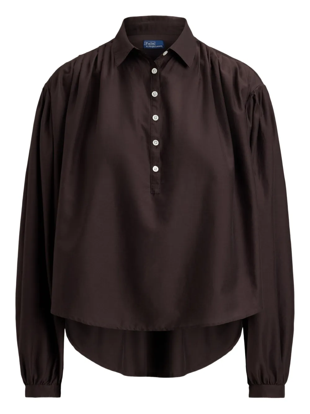 Блузка с длинными рукавами Polo Ralph Lauren, коричневый
Блузка с длинными рукавами Polo Ralph Lauren, коричневый