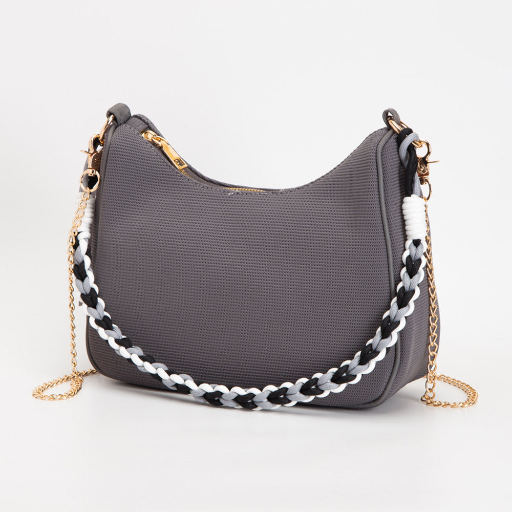 Сумка-хобо из ткани через плечо FASHNZFAB, серый
Сумка-хобо из ткани через плечо FASHNZFAB, серый