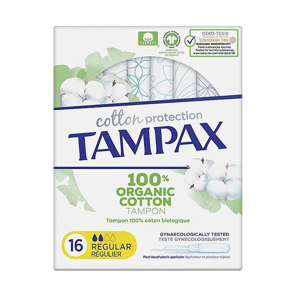 Компак Обычный 16 шт Tampax
Компак Обычный 16 шт Tampax