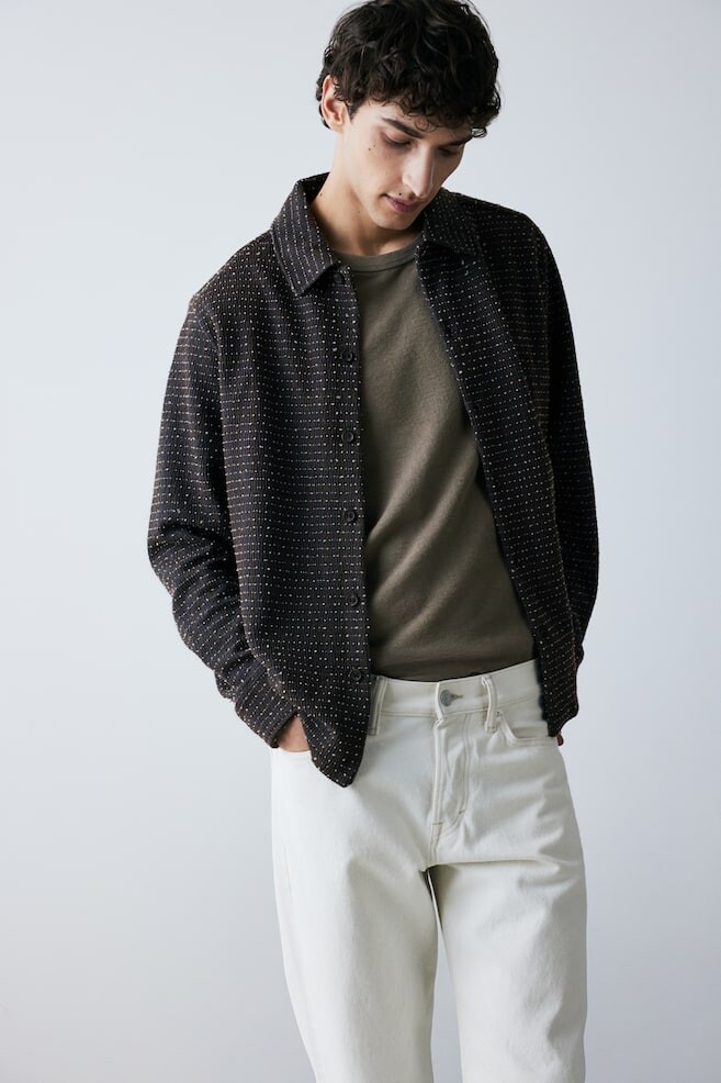 Рубашка из джерси обычного кроя H&M, серый
Рубашка из джерси обычного кроя H&M, серый