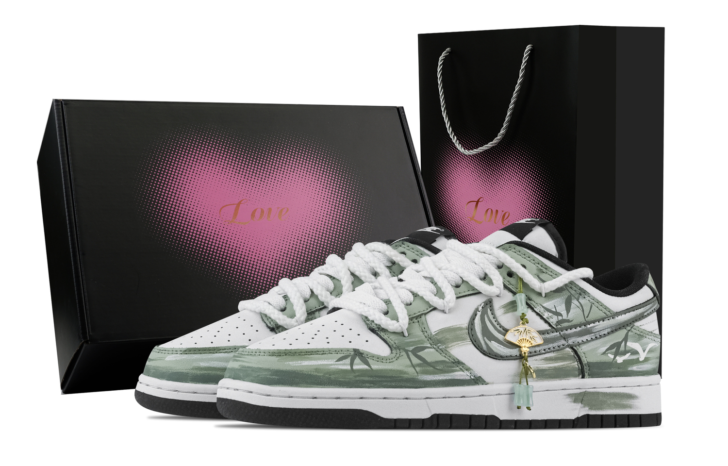 Nike Данк Чжу Фэн, противоскользящие устойчивые к истиранию низкие скейтерские кроссовки Heart Box унисекс зелёные, цвет Green
Nike Данк Чжу Фэн, противоскользящие устойчивые к истиранию низкие скейтерские кроссовки Heart Box унисекс зелёные, цвет Green