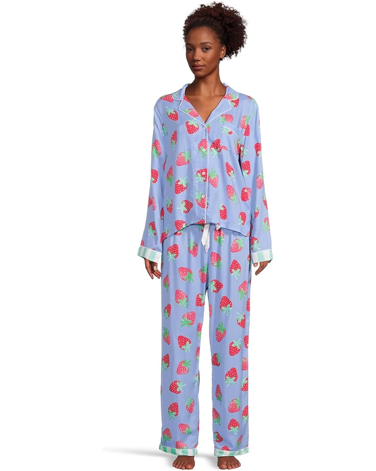 Пижама P.J. Salvage Farmer's Market Pajama Set, цвет Bright Blue 
Пижама P.J. Salvage Farmer's Market Pajama Set, цвет Bright Blue