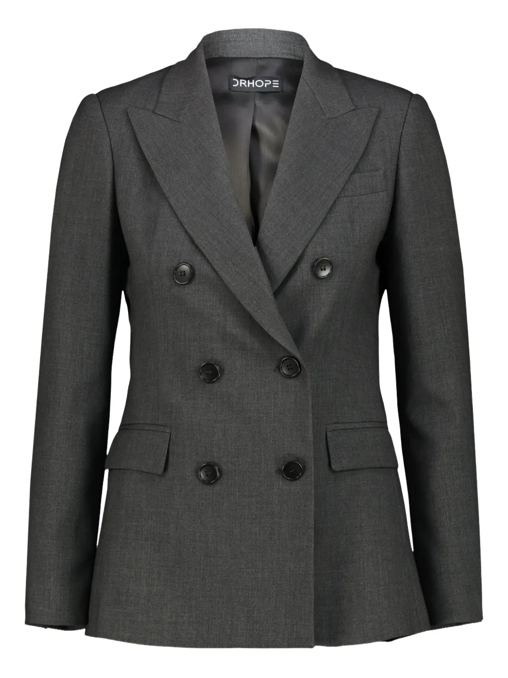 Двубортный пиджак Drhope, серый
Двубортный пиджак Drhope, серый