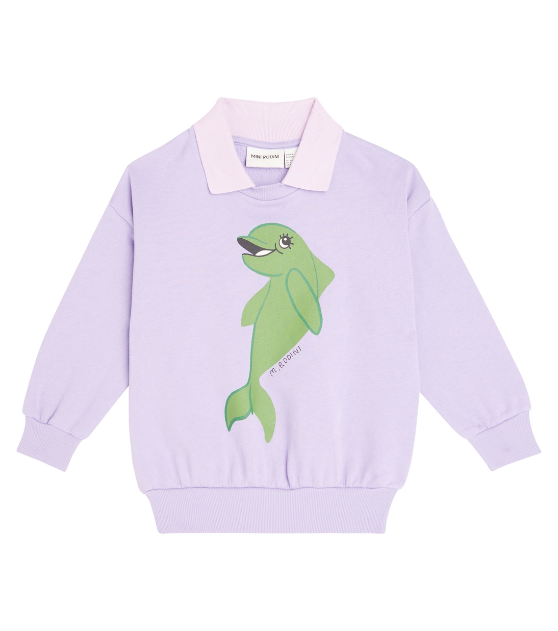 Хлопковая толстовка с принтом дельфина Mini Rodini, фиолетовый
Хлопковая толстовка с принтом дельфина Mini Rodini, фиолетовый