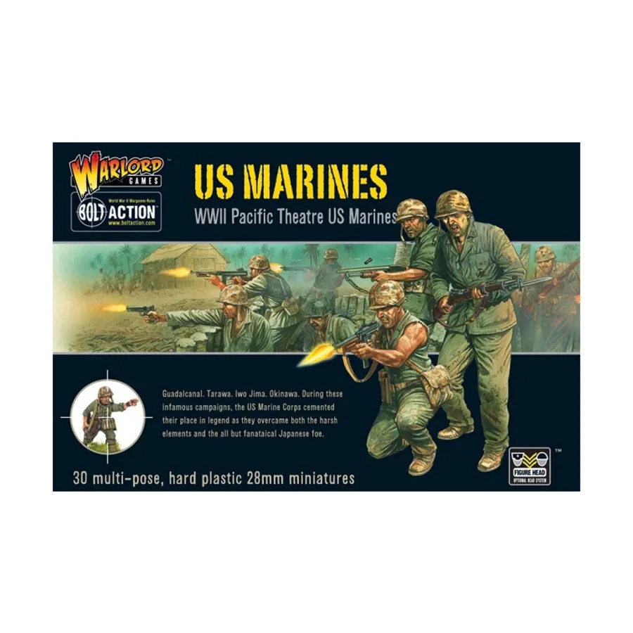 Морские пехотинцы США, Bolt Action - US Marines (28mm) 
Морские пехотинцы США, Bolt Action - US Marines (28mm)
