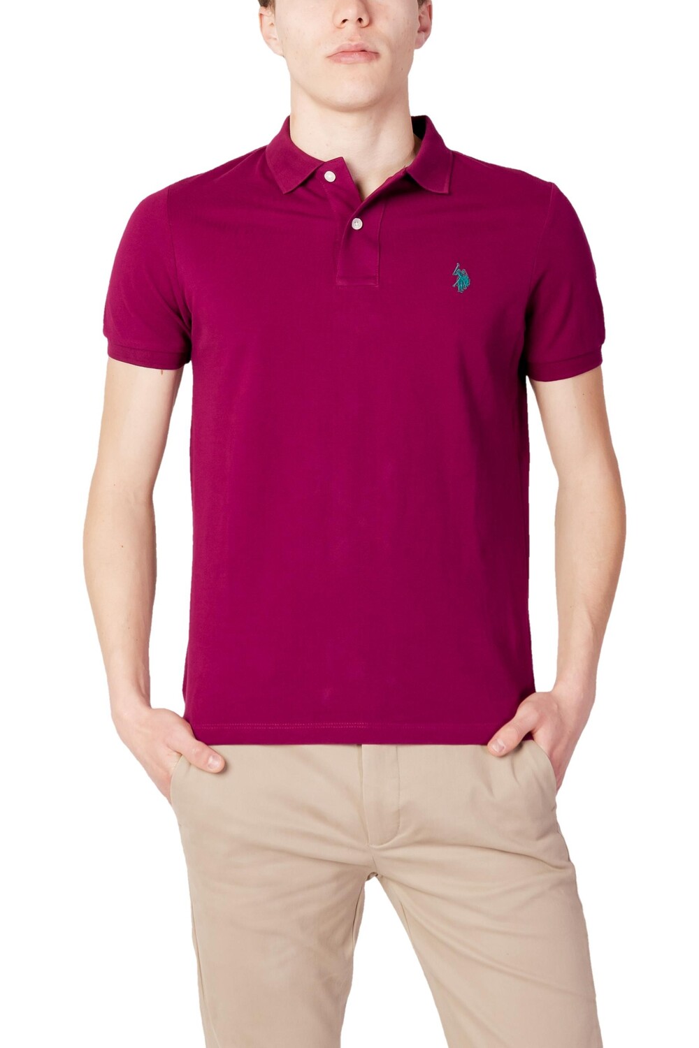 Поло U.S. Polo Assn. на пуговицах, бордовый
Поло U.S. Polo Assn. на пуговицах, бордовый