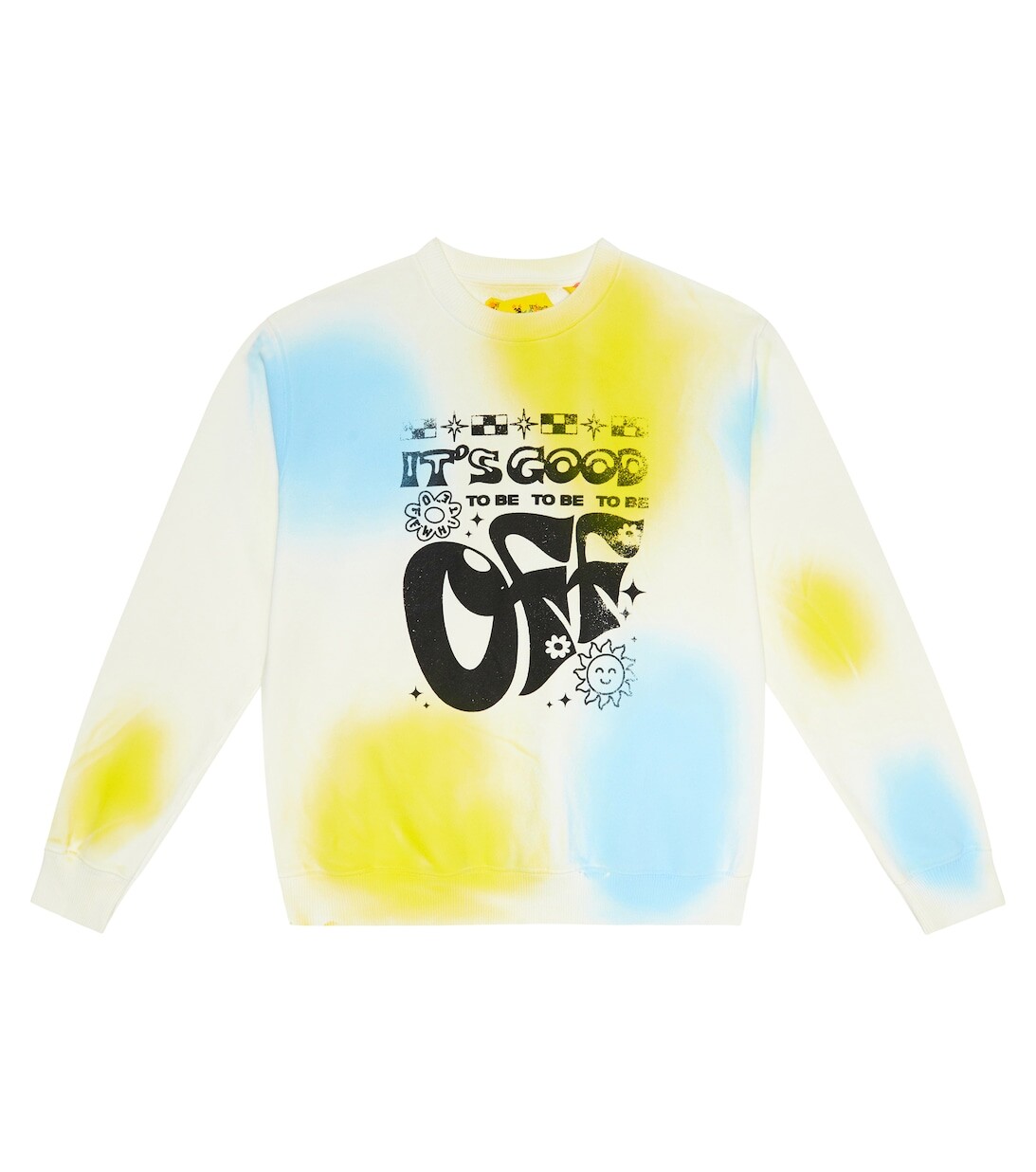 Толстовка с принтом тай-дай Off-White, белый
Толстовка с принтом тай-дай Off-White, белый