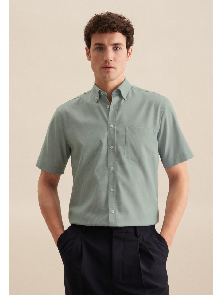 Рубашка Seidensticker, зеленый
Рубашка Seidensticker, зеленый