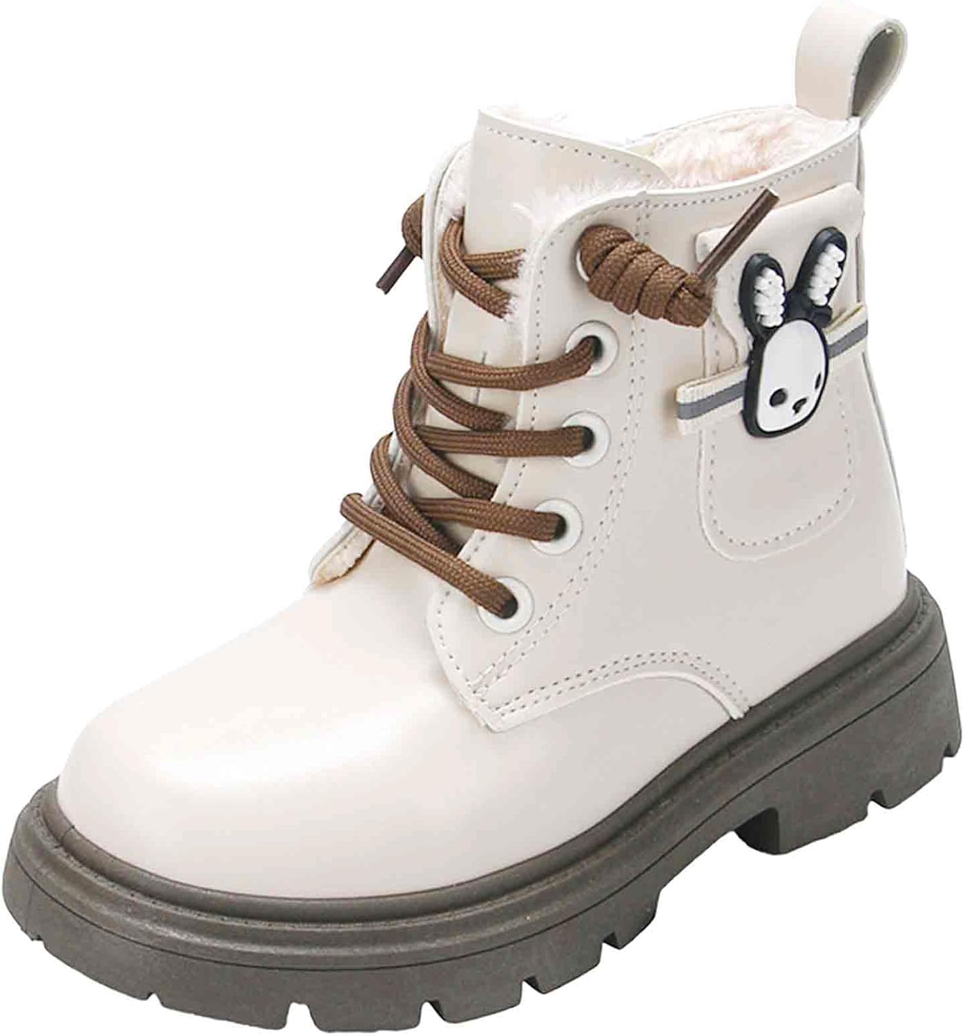 Женские ботильоны IWIHMIV на шнуровке с плюшевой подкладкой, короткие ботинки с противоскользящей подошвой из искусственной кожи, с молнией сбоку, Beige
Женские ботильоны IWIHMIV на шнуровке с плюшевой подкладкой, короткие ботинки с противоскользящей подошвой из искусственной кожи, с молнией сбоку, Beige