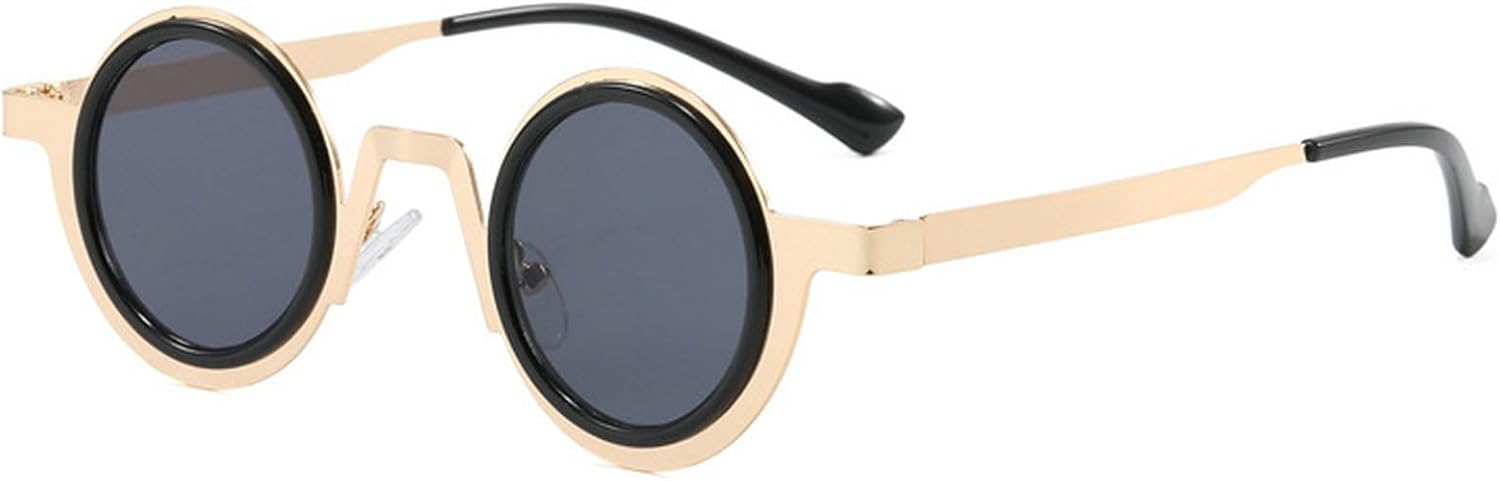 Модные круглые солнцезащитные очки для женщин, ретро-панк солнцезащитные очки, трендовые зеленые солнцезащитные очки для мужчин, очки с защитой от УФ-излучения UV400 mincl, Gold Black
Модные круглые солнцезащитные очки для женщин, ретро-панк солнцезащитные очки, трендовые зеленые солнцезащитные очки для мужчин, очки с защитой от УФ-излучения UV400 mincl, Gold Black