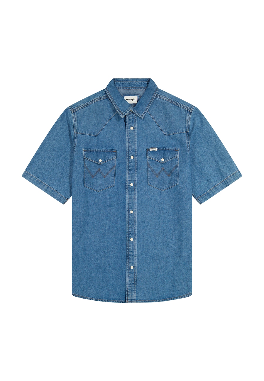Рубашка делового покроя Regular Fit WRANGLER, Blue Denim
Рубашка делового покроя Regular Fit WRANGLER, Blue Denim