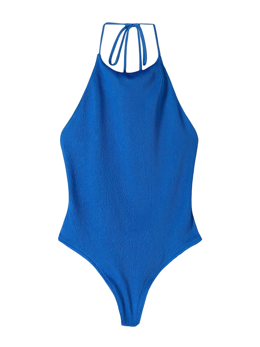 Боди-рубашка Bershka, Royal Blue
Боди-рубашка Bershka, Royal Blue