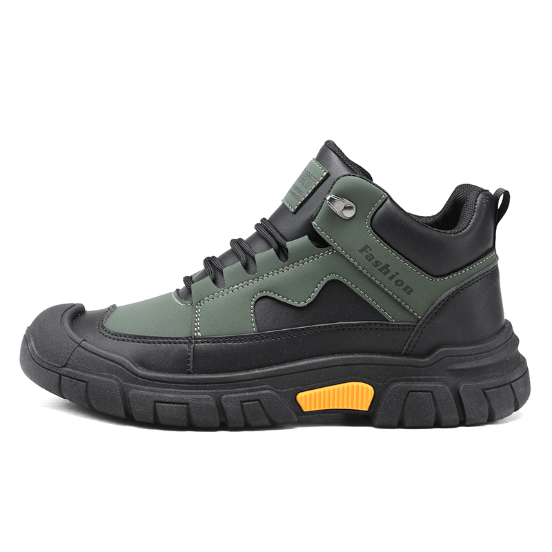 Bull charm Износостойкие противоскользящие короткие уличные ботинки мужские - черный зеленый, цвет Black Green
Bull charm Износостойкие противоскользящие короткие уличные ботинки мужские - черный зеленый, цвет Black Green