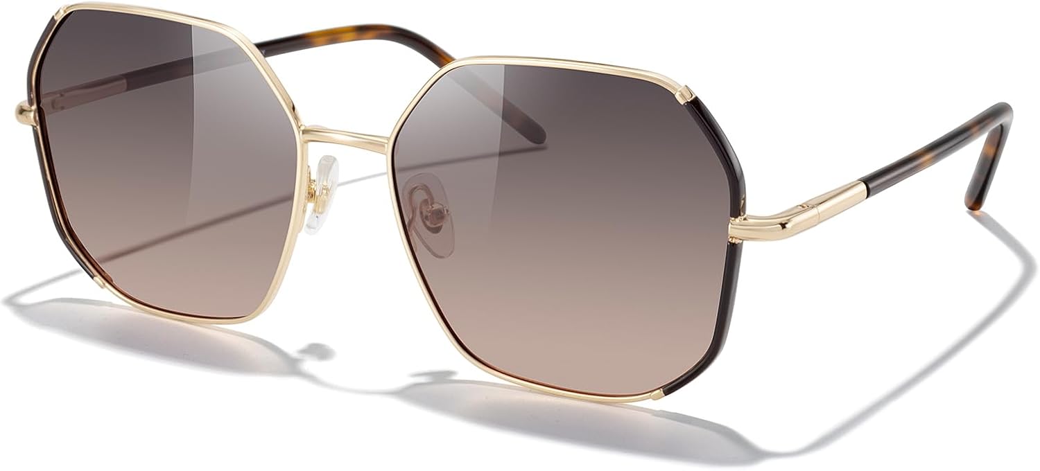 Модные солнцезащитные очки MERRY'S в крупной квадратной металлической оправе для женщин, плоские линзы, защита от УФ-излучения, брендовая модель S6058, Gold&brown Frame/Light Brown Lens
Модные солнцезащитные очки MERRY'S в крупной квадратной металлической оправе для женщин, плоские линзы, защита от УФ-излучения, брендовая модель S6058, Gold&brown Frame/Light Brown Lens