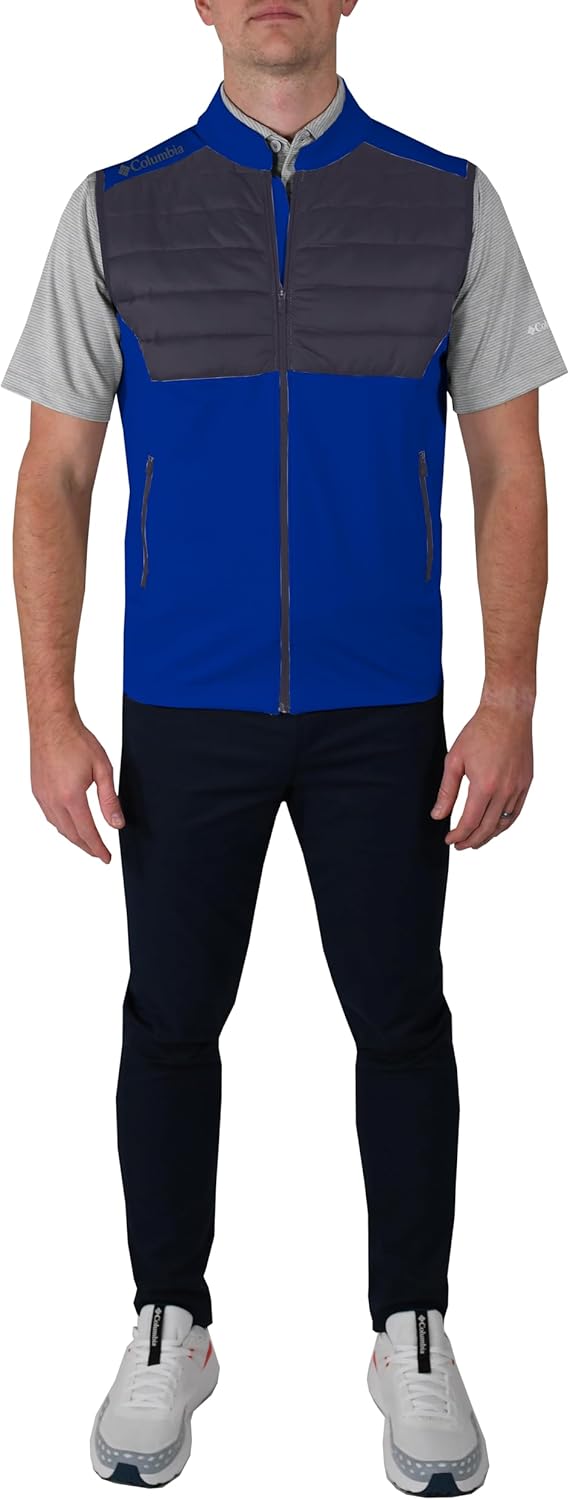 Columbia Golf мужская Omni-Wick In The Element жилет на молнии, Azul
Columbia Golf мужская Omni-Wick In The Element жилет на молнии, Azul