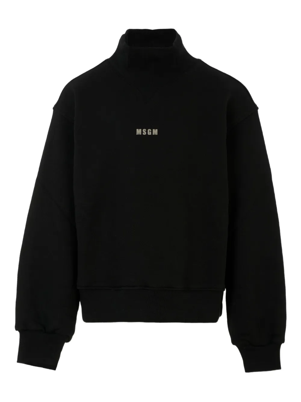 Толстовка с металлическим принтом и воротником-стойкой MSGM Kids, черный
Толстовка с металлическим принтом и воротником-стойкой MSGM Kids, черный