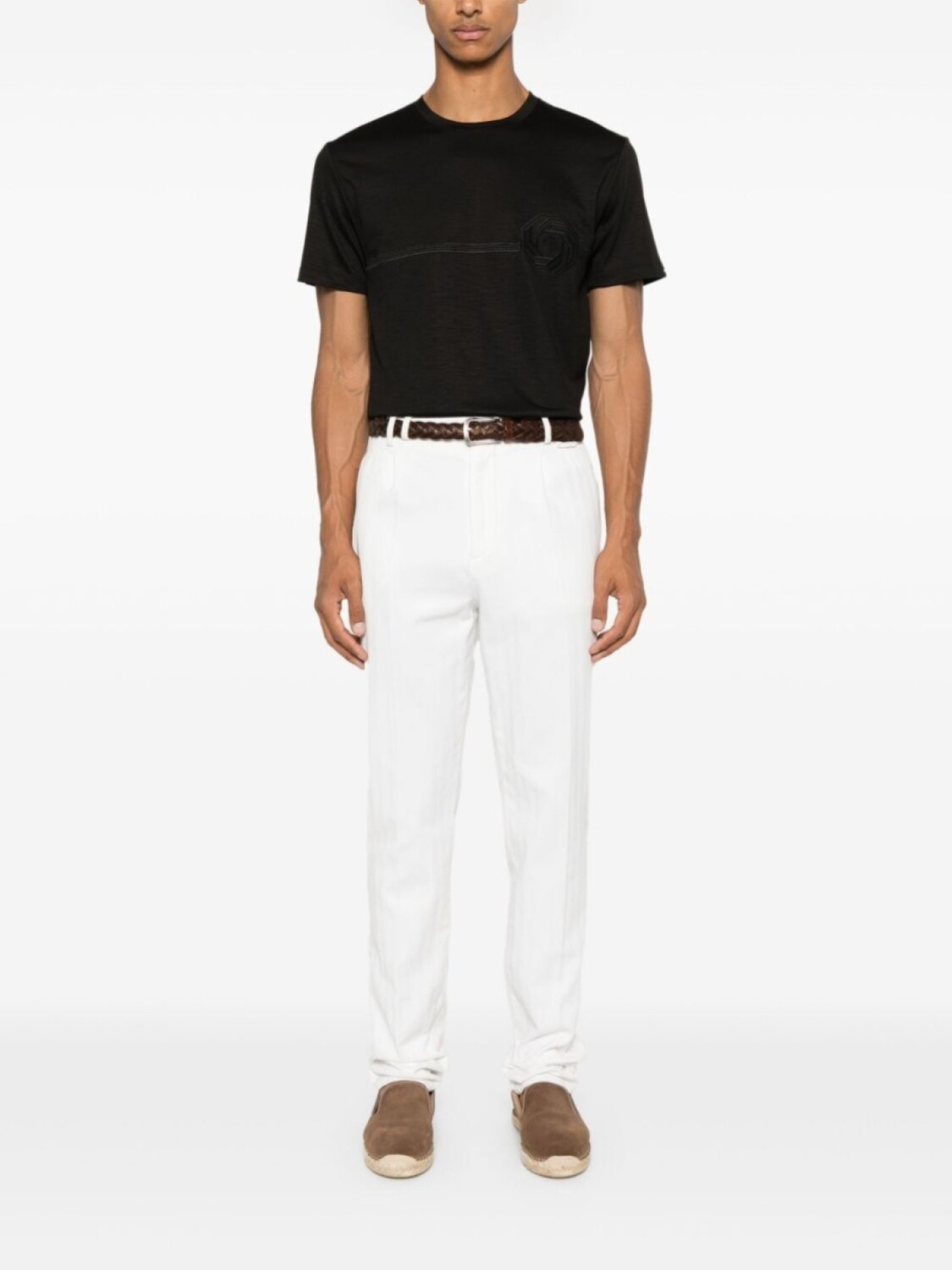 Stefano Ricci футболка с вышитым логотипом, черный
Stefano Ricci футболка с вышитым логотипом, черный