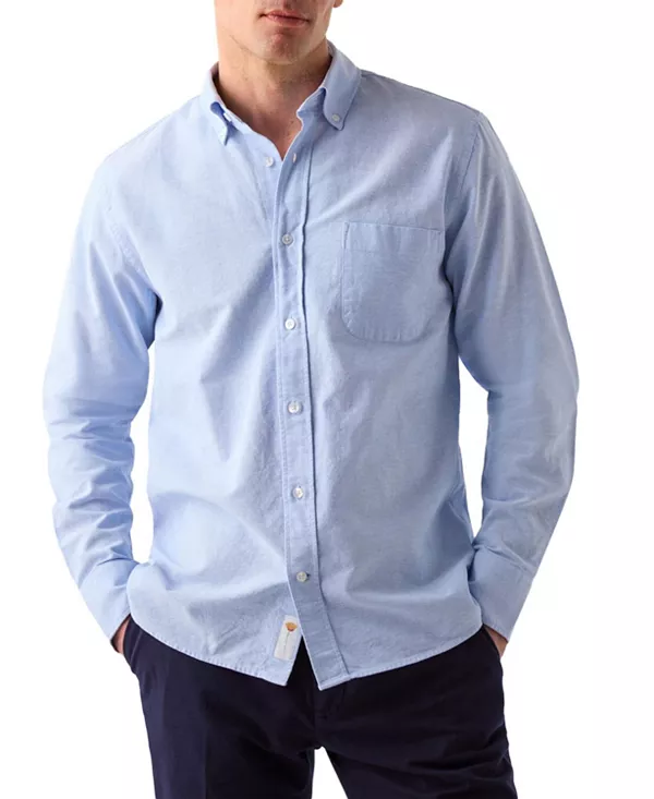 Рубашка-Оксфорд Harrison на пуговицах Robert Talbott, синий
Рубашка-Оксфорд Harrison на пуговицах Robert Talbott, синий