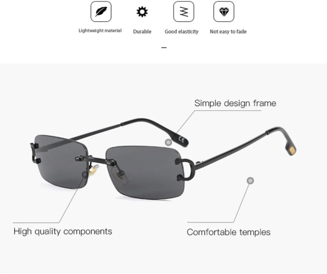 Винтажные солнцезащитные очки без оправы для женщин, роскошные дизайнерские, популярные, с небольшим градиентом, модные солнцезащитные очки SZVVBKK, Blue
Винтажные солнцезащитные очки без оправы для женщин, роскошные дизайнерские, популярные, с небольшим градиентом, модные солнцезащитные очки SZVVBKK, Blue