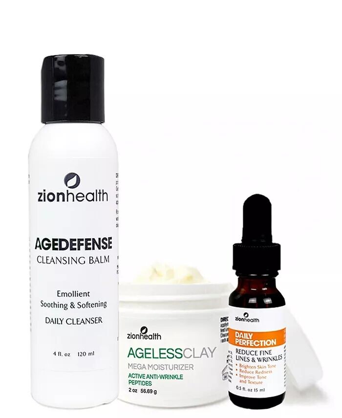 Ultimate Night Time Kit Очищающий бальзам против старения 4 унции + Масло-сыворотка Daily Perfection 0,5 унции + Крем Ageless Clay 2 унции Zion Health
Ultimate Night Time Kit Очищающий бальзам против старения 4 унции + Масло-сыворотка Daily Perfection 0,5 унции + Крем Ageless Clay 2 унции Zion Health