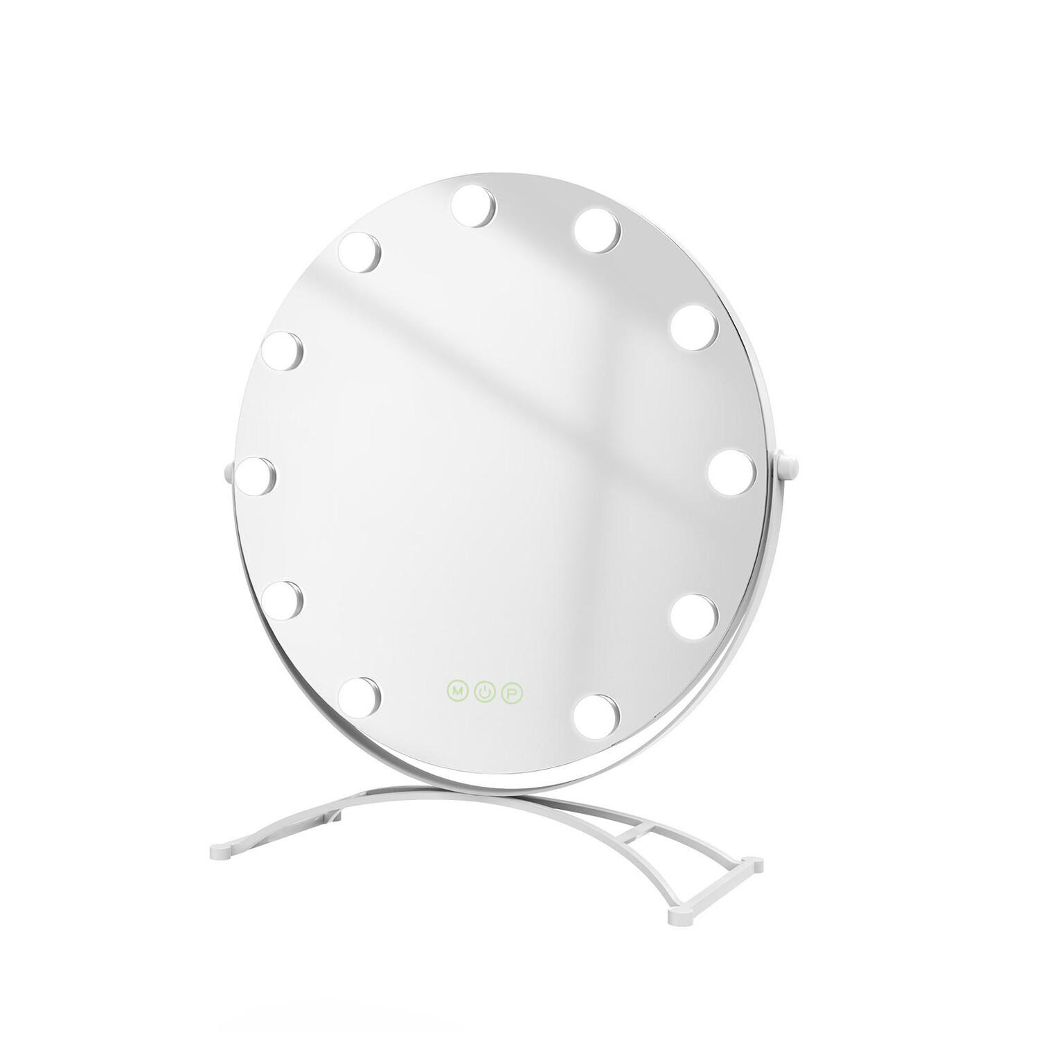 Косметическое зеркало круглое с подсветкой белое ø50 см Emke, белый
Косметическое зеркало круглое с подсветкой белое ø50 см Emke, белый