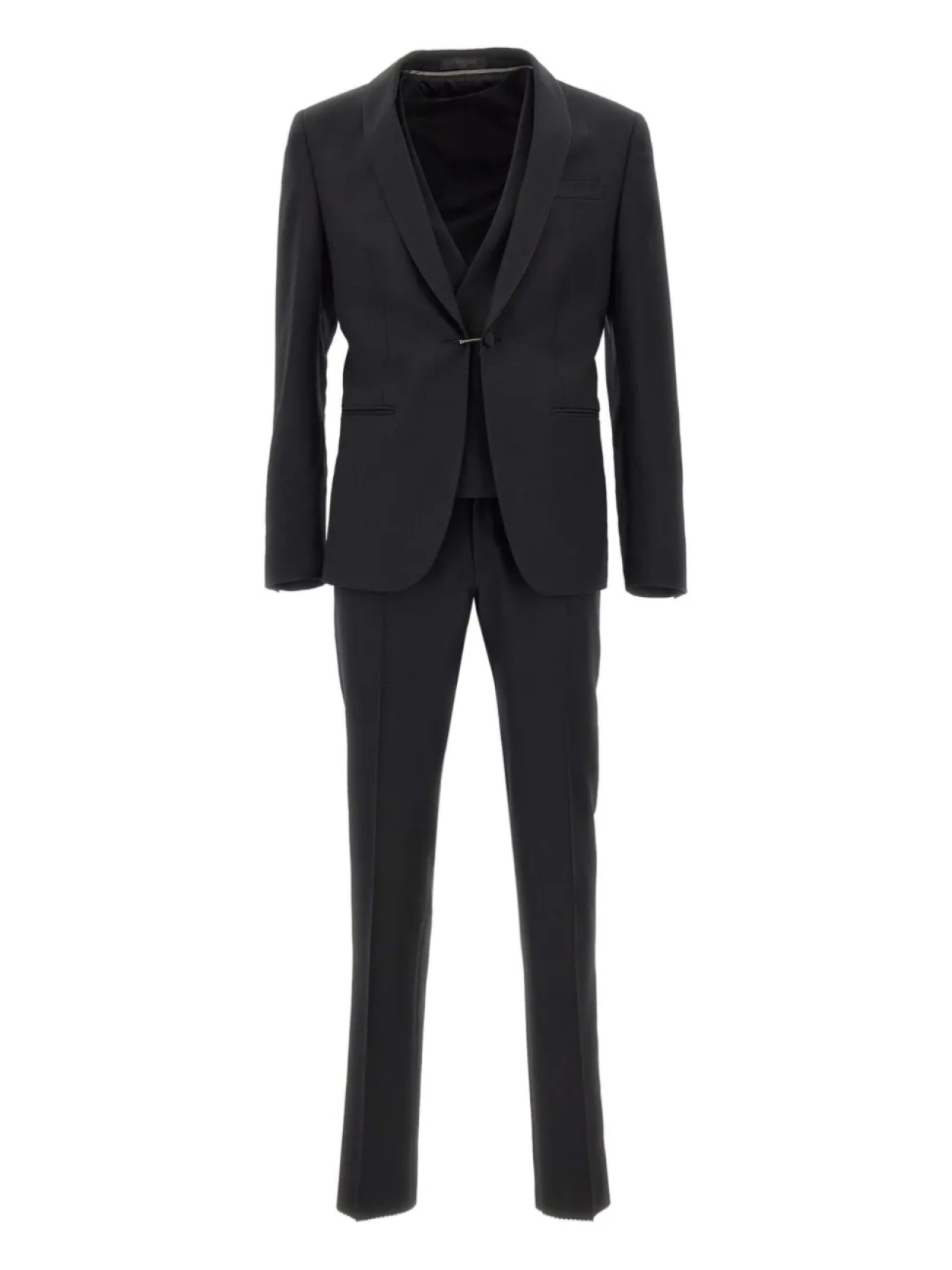 Костюм из шерсти Corneliani, черный
Костюм из шерсти Corneliani, черный