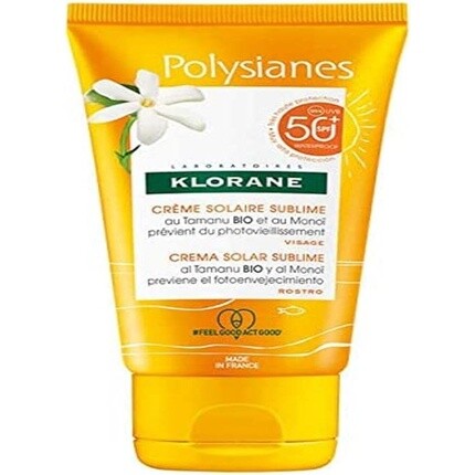 Klorane Polysianes Sublime Sunscreen с органическим таману и монои SPF50+ 50 мл
Klorane Polysianes Sublime Sunscreen с органическим таману и монои SPF50+ 50 мл