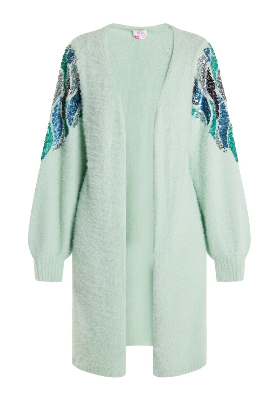 Вязаный кардиган IZIA Knit Cardigan, цвет emerald/mint
Вязаный кардиган IZIA Knit Cardigan, цвет emerald/mint