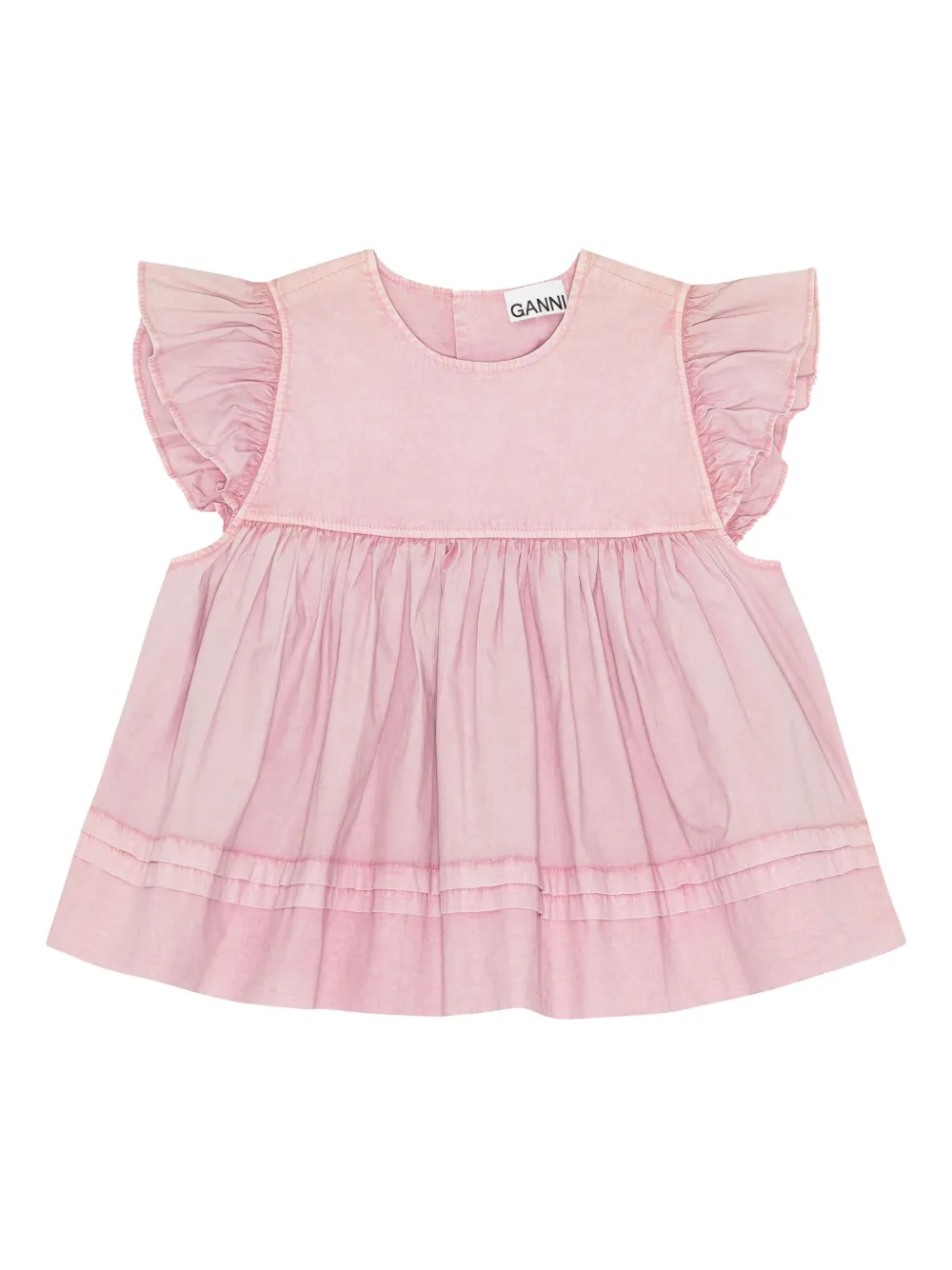 Блузка из эластичного хлопка GANNI, розовый
Блузка из эластичного хлопка GANNI, розовый