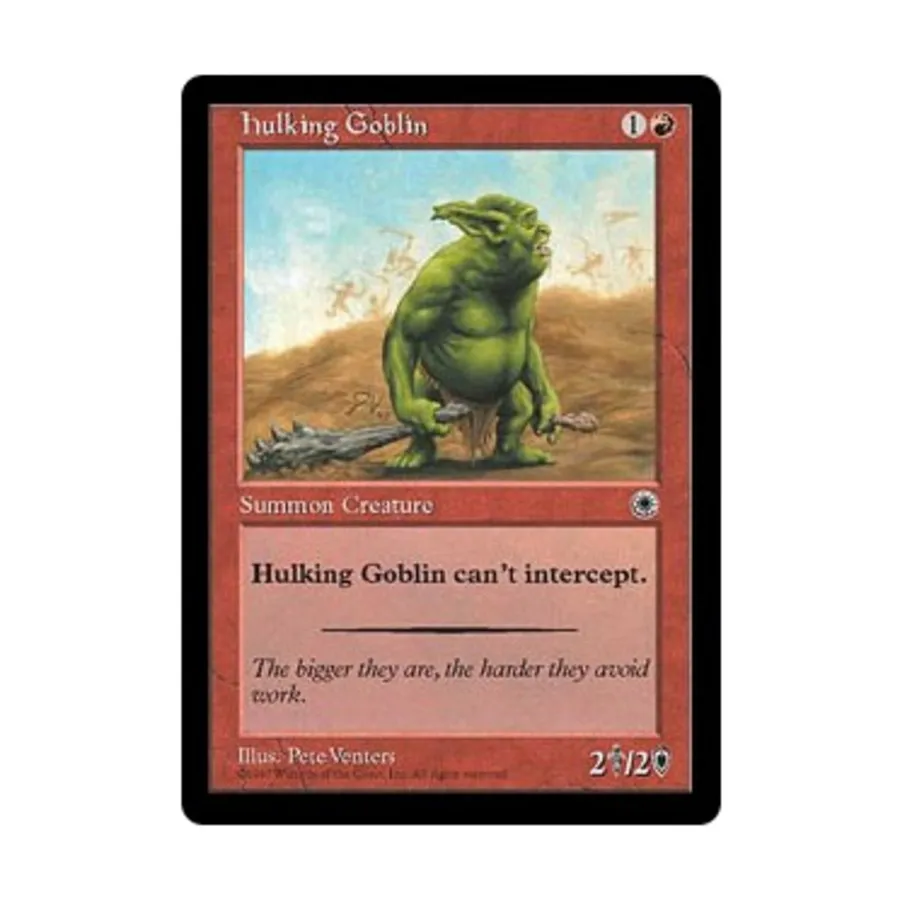 CCG Неповоротливый гоблин (клавиша C), MTG - Portal
CCG Неповоротливый гоблин (клавиша C), MTG - Portal