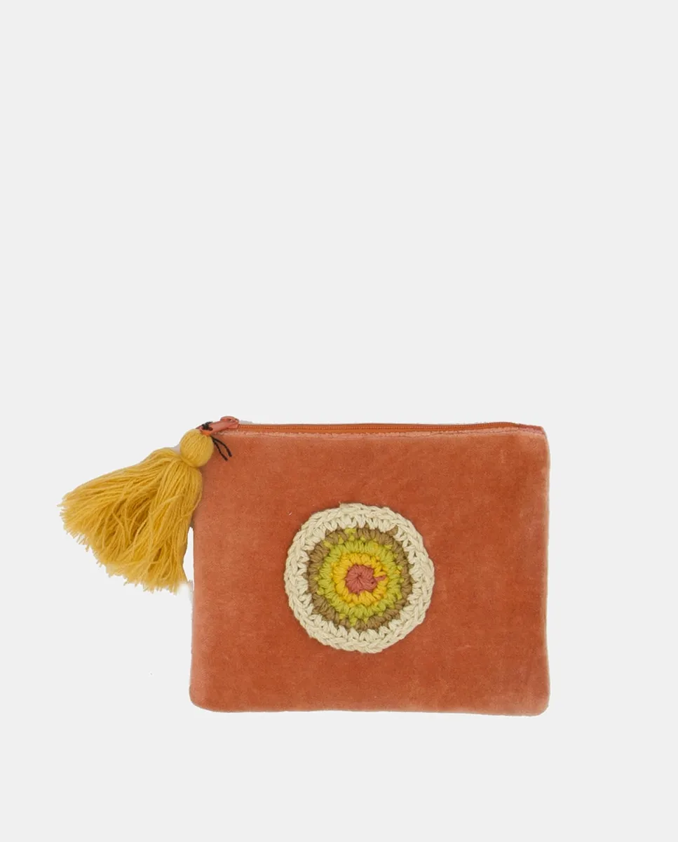 Велюровый мешочек с вязаным крючком патчем Storiatipic, песочный
Велюровый мешочек с вязаным крючком патчем Storiatipic, песочный