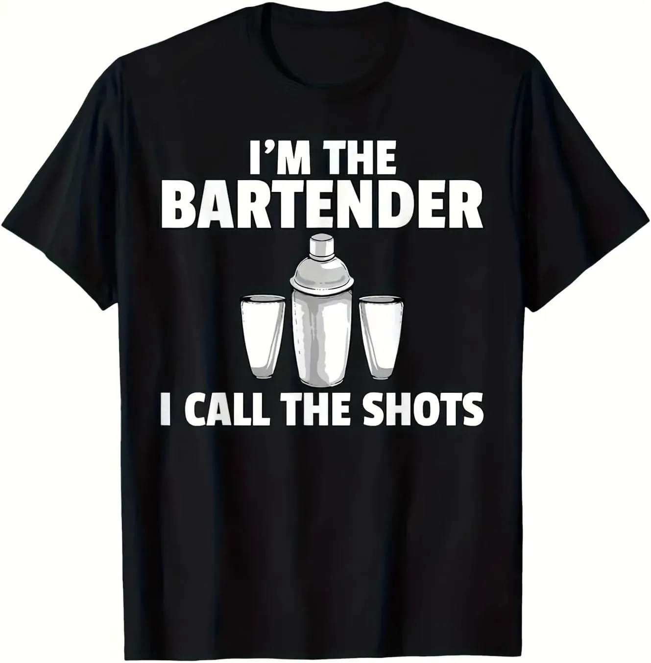 Футболка мужская Funny Bartender - I'm The Bartender I Call The Shots, 100% Soft Tee, 220gsm
Футболка мужская Funny Bartender - I'm The Bartender I Call The Shots, 100% Soft Tee, 220gsm