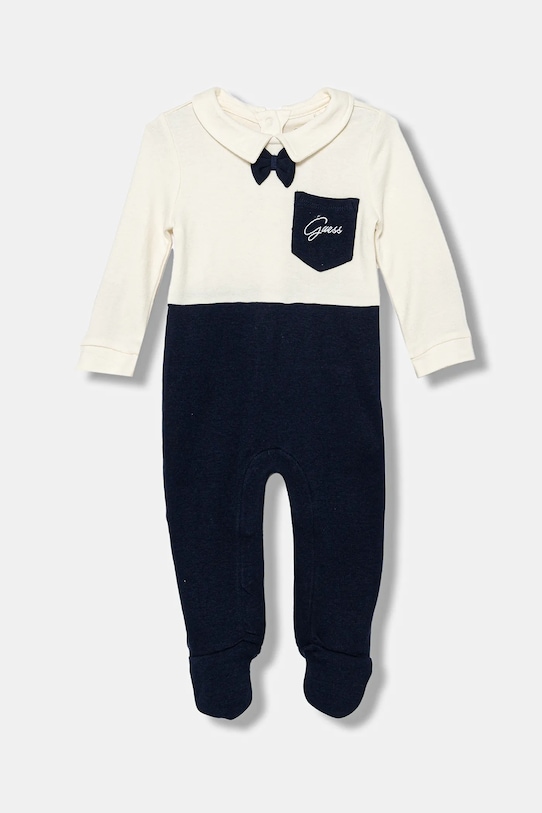 Хлопковый детский комбинезон Guess, бежевый
Хлопковый детский комбинезон Guess, бежевый