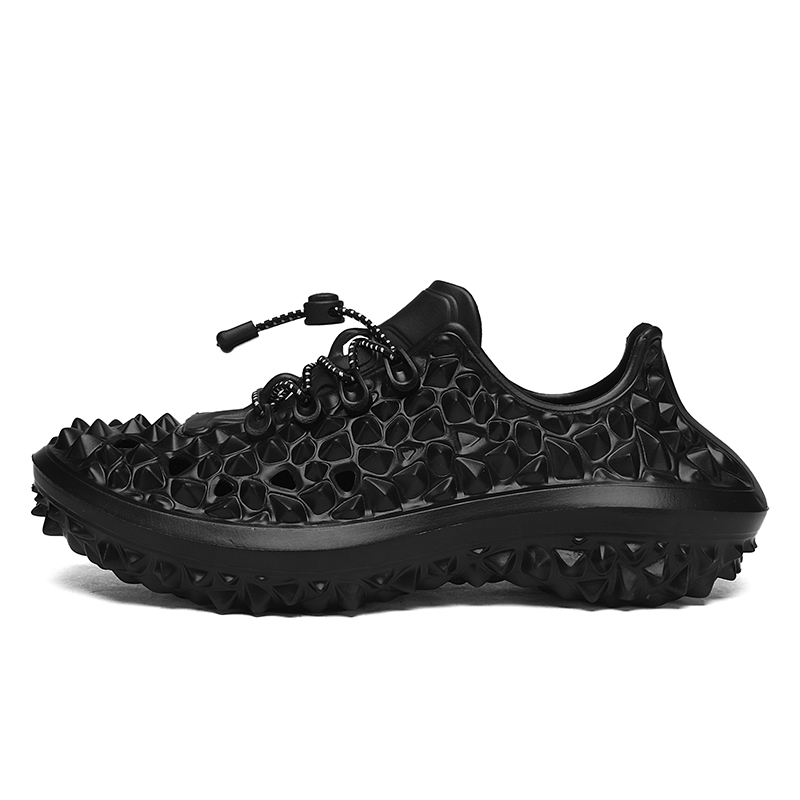 Детские сандалии с низким верхом, нескользящие, износостойкие, упругие, дышащие, быстросохнущие. Подростковые. NEZHACHAOHAI, черный 
Детские сандалии с низким верхом, нескользящие, износостойкие, упругие, дышащие, быстросохнущие. Подростковые. NEZHACHAOHAI, черный