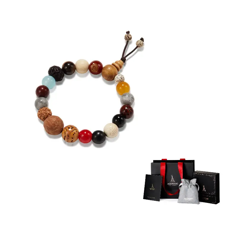 Браслеты Bodhi Root Unisex AGOVSKI, eighteen-seed destiny buddha-vairocana buddha bodhisattva (goat, monkey)
Браслеты Bodhi Root Unisex AGOVSKI, eighteen-seed destiny buddha-vairocana buddha bodhisattva (goat, monkey)