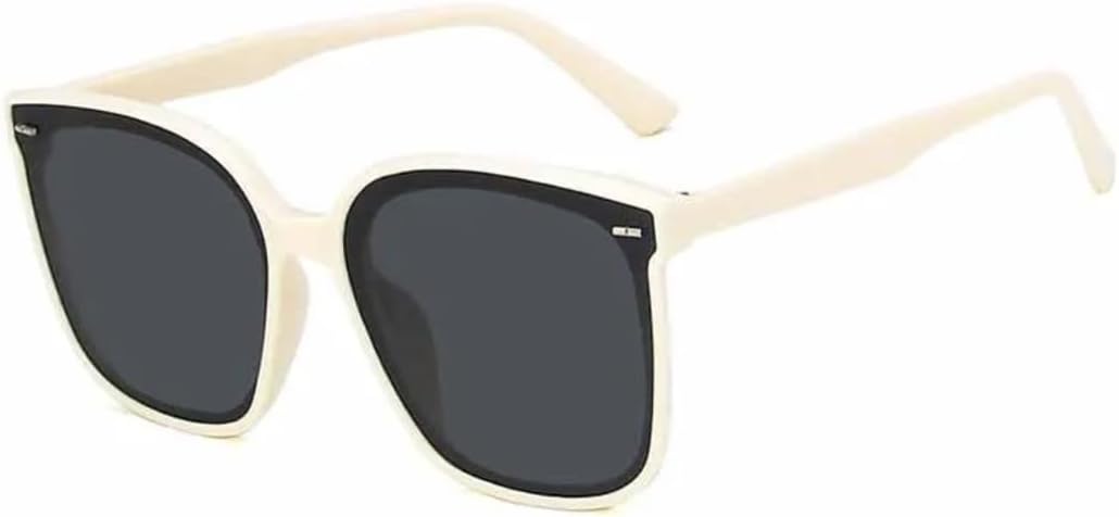 Солнцезащитные очки с защитой UV400 | Большая оправа, линзы конфетных цветов | Для женщин и мужчин, для занятий спортом на открытом воздухе и вождения DSVIGF, Beige Gray
Солнцезащитные очки с защитой UV400 | Большая оправа, линзы конфетных цветов | Для женщин и мужчин, для занятий спортом на открытом воздухе и вождения DSVIGF, Beige Gray